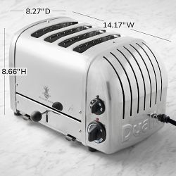 Williams Sonoma 70th Anniversary Edition Dualit Classic 4-Slice Toaster view 3